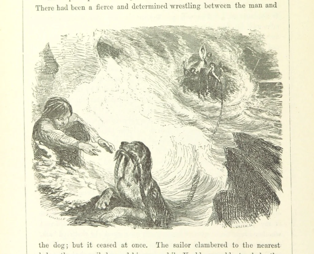 An illustration from Midsummer Eve: a fairy tale of love, 1870, leaf 254