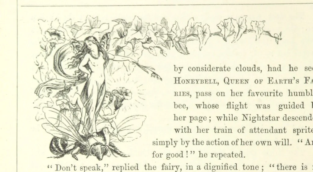 An illustration from Midsummer Eve: a fairy tale of love, 1870, leaf 26
