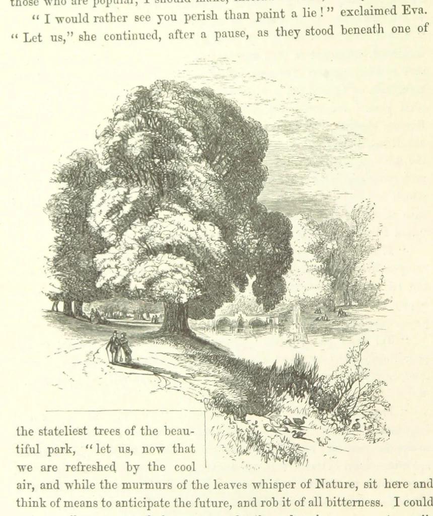 An illustration from Midsummer Eve: a fairy tale of love, 1870, leaf 264