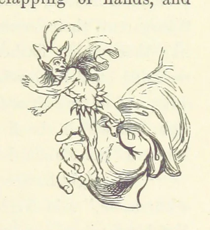An illustration from Midsummer Eve: a fairy tale of love, 1870, leaf 27
