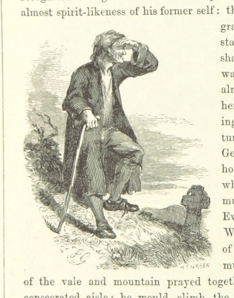 An illustration from Midsummer Eve: a fairy tale of love, 1870, leaf 292