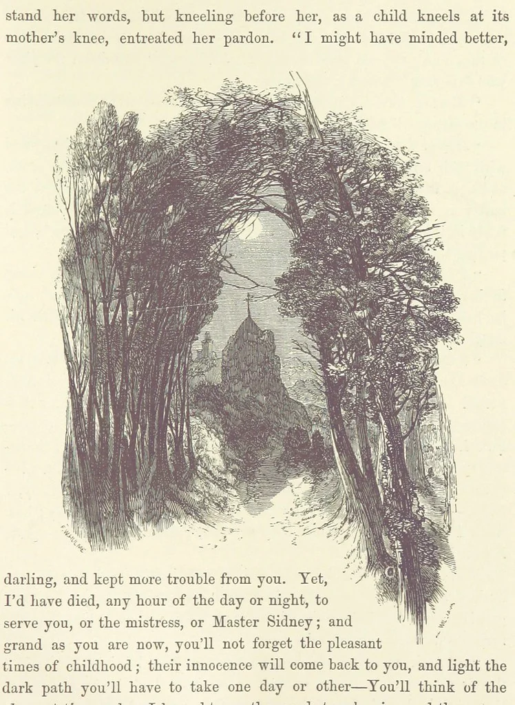 An illustration from Midsummer Eve: a fairy tale of love, 1870, leaf 303