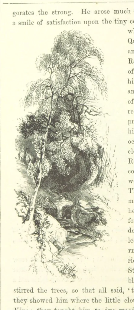 An illustration from Midsummer Eve: a fairy tale of love, 1870, leaf 32