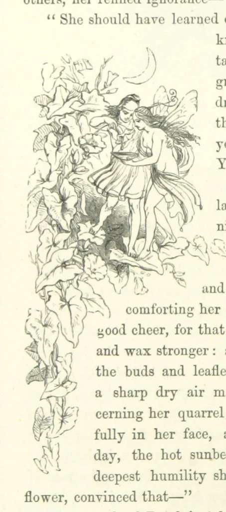 An illustration from Midsummer Eve: a fairy tale of love, 1870, leaf 36