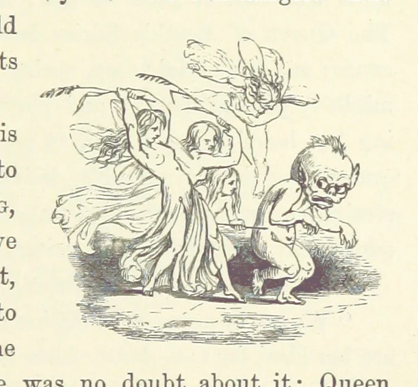 An illustration from Midsummer Eve: a fairy tale of love, 1870, leaf 37
