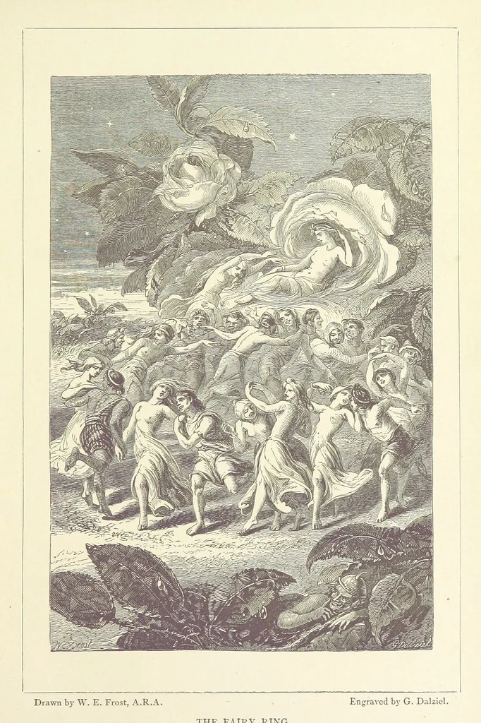 An illustration from Midsummer Eve: a fairy tale of love, 1870, leaf 41