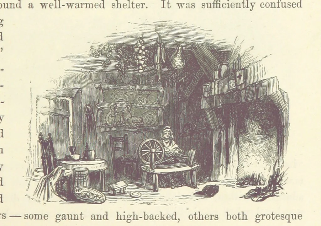 An illustration from Midsummer Eve: a fairy tale of love, 1870, leaf 43