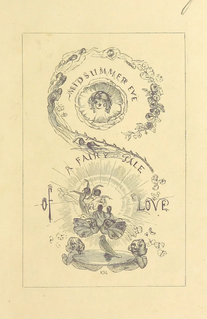 An illustration from Midsummer Eve: a fairy tale of love, 1870, leaf 5