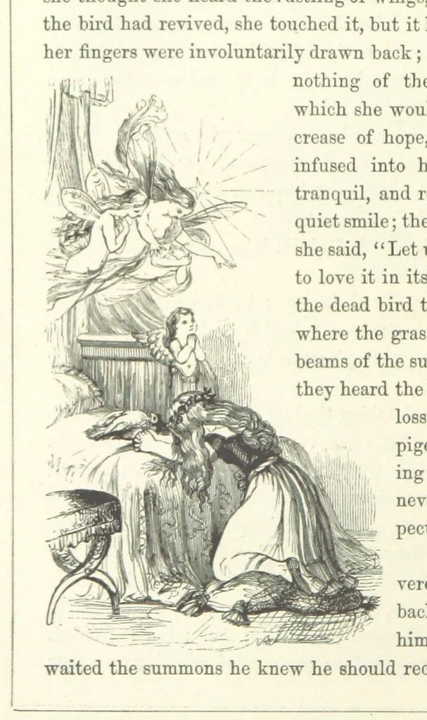 An illustration from Midsummer Eve: a fairy tale of love, 1870, leaf 64