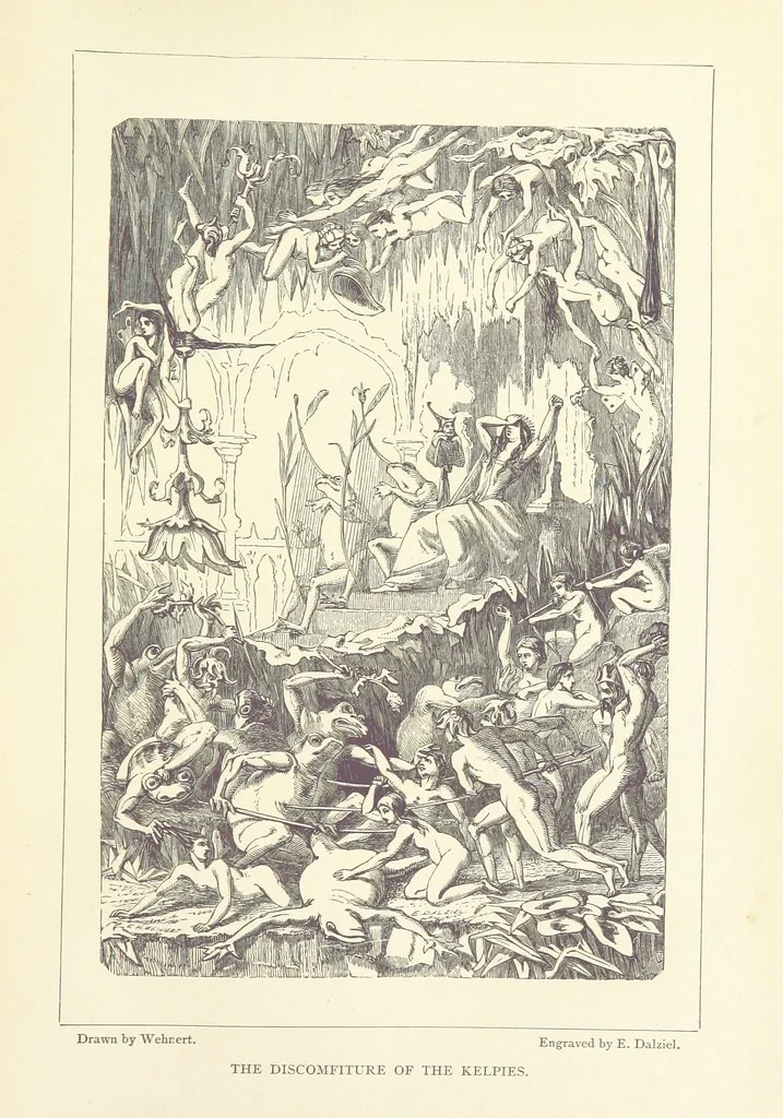 An illustration from Midsummer Eve: a fairy tale of love, 1870, leaf 69