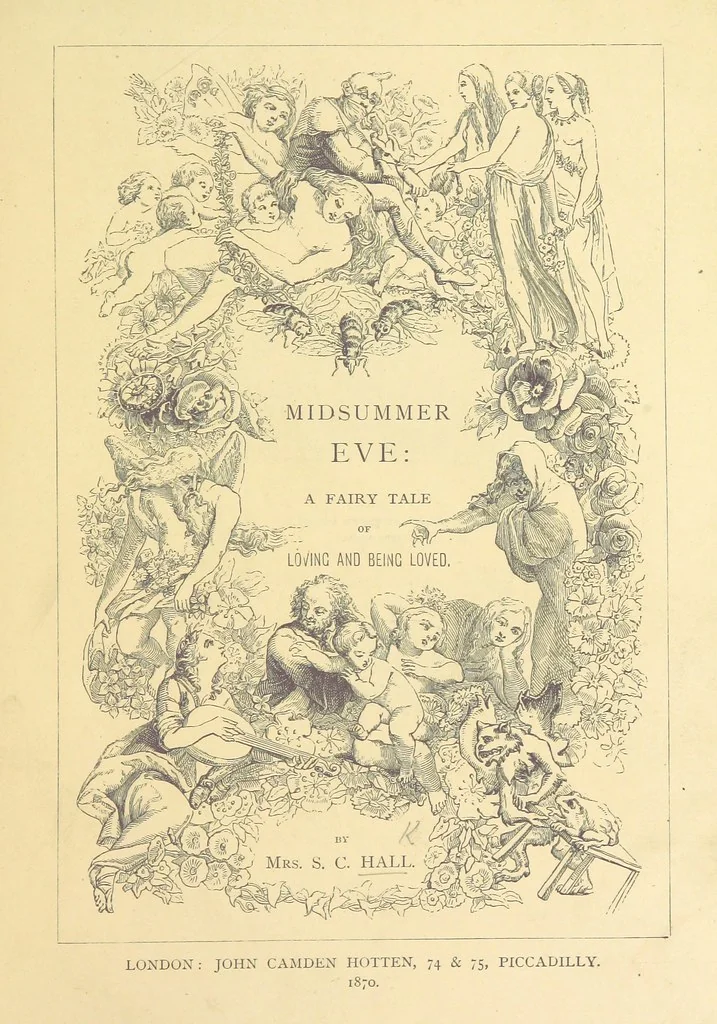 An illustration from Midsummer Eve: a fairy tale of love, 1870, leaf 7