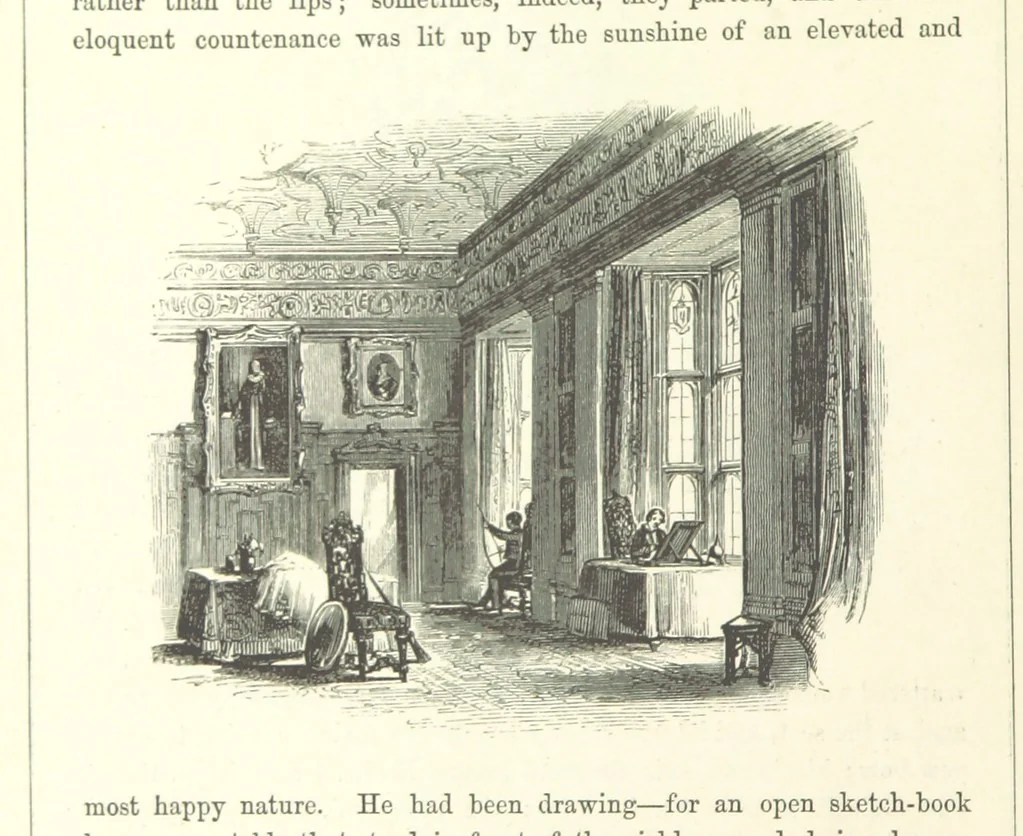 An illustration from Midsummer Eve: a fairy tale of love, 1870, leaf 72