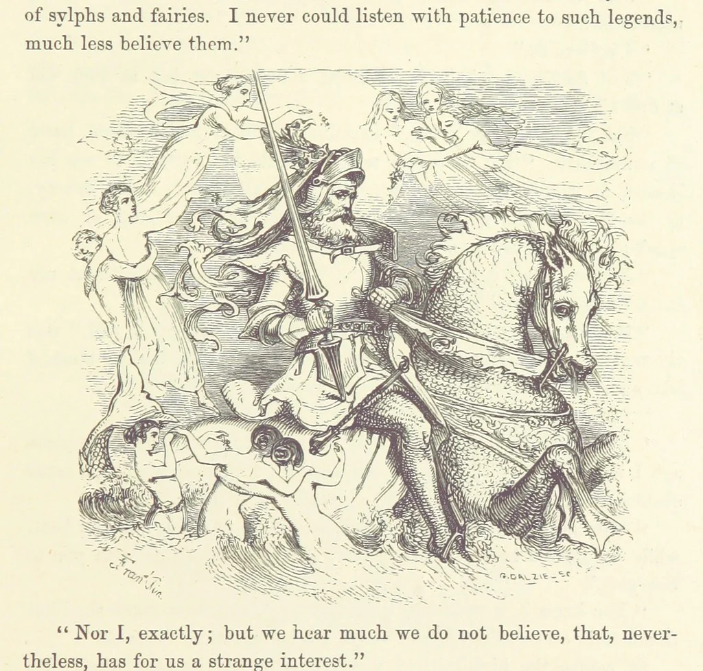 An illustration from Midsummer Eve: a fairy tale of love, 1870, leaf 75