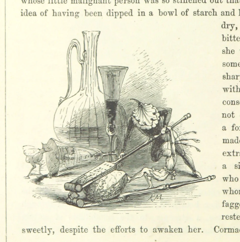 An illustration from Midsummer Eve: a fairy tale of love, 1870, leaf 78