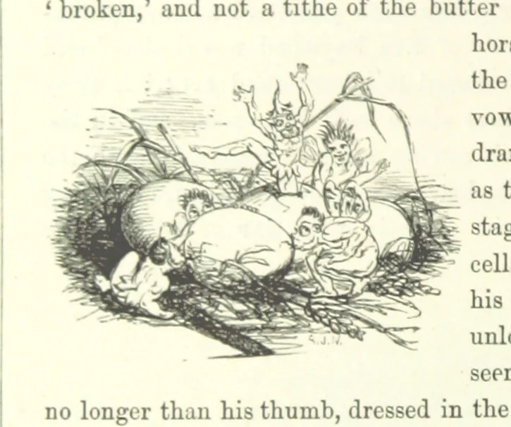 An illustration from Midsummer Eve: a fairy tale of love, 1870, leaf 78