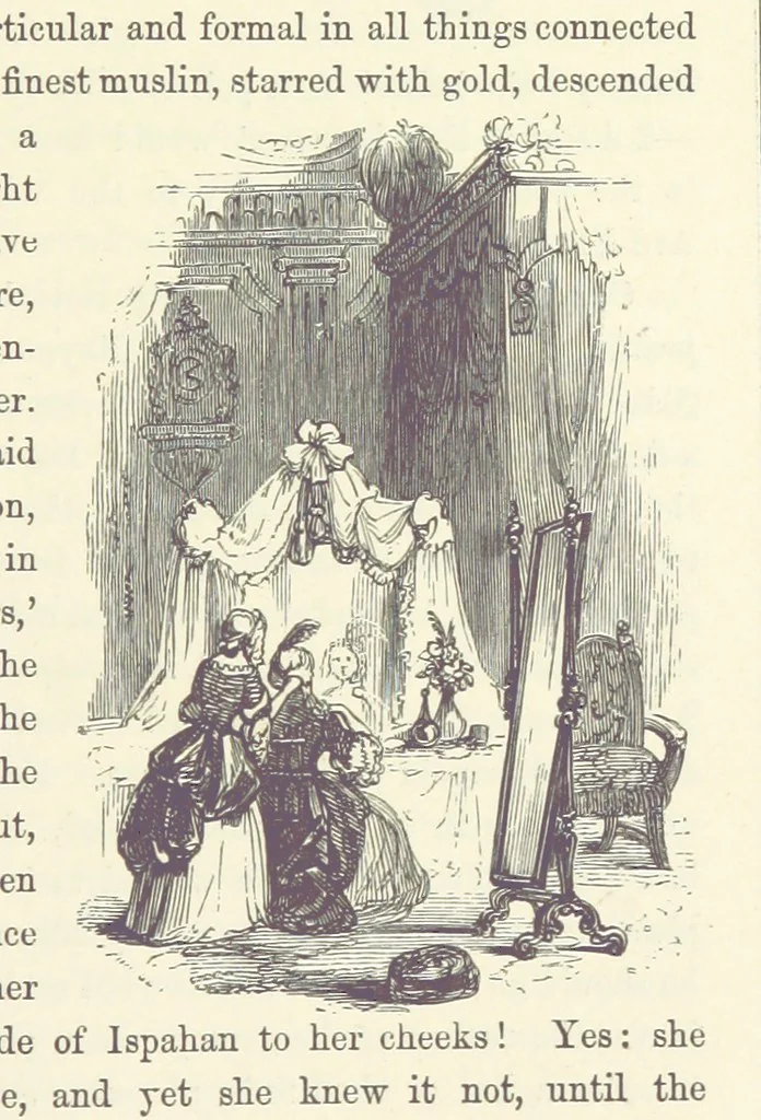 An illustration from Midsummer Eve: a fairy tale of love, 1870, leaf 79