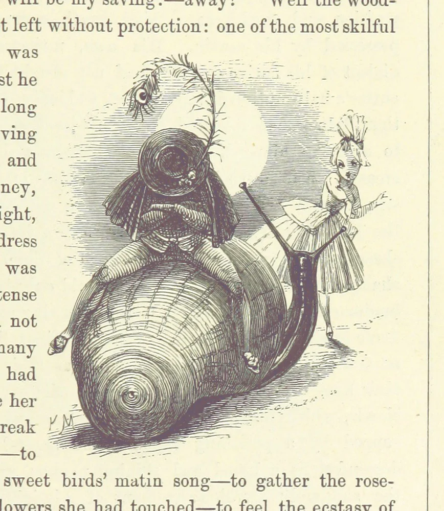 An illustration from Midsummer Eve: a fairy tale of love, 1870, leaf 87