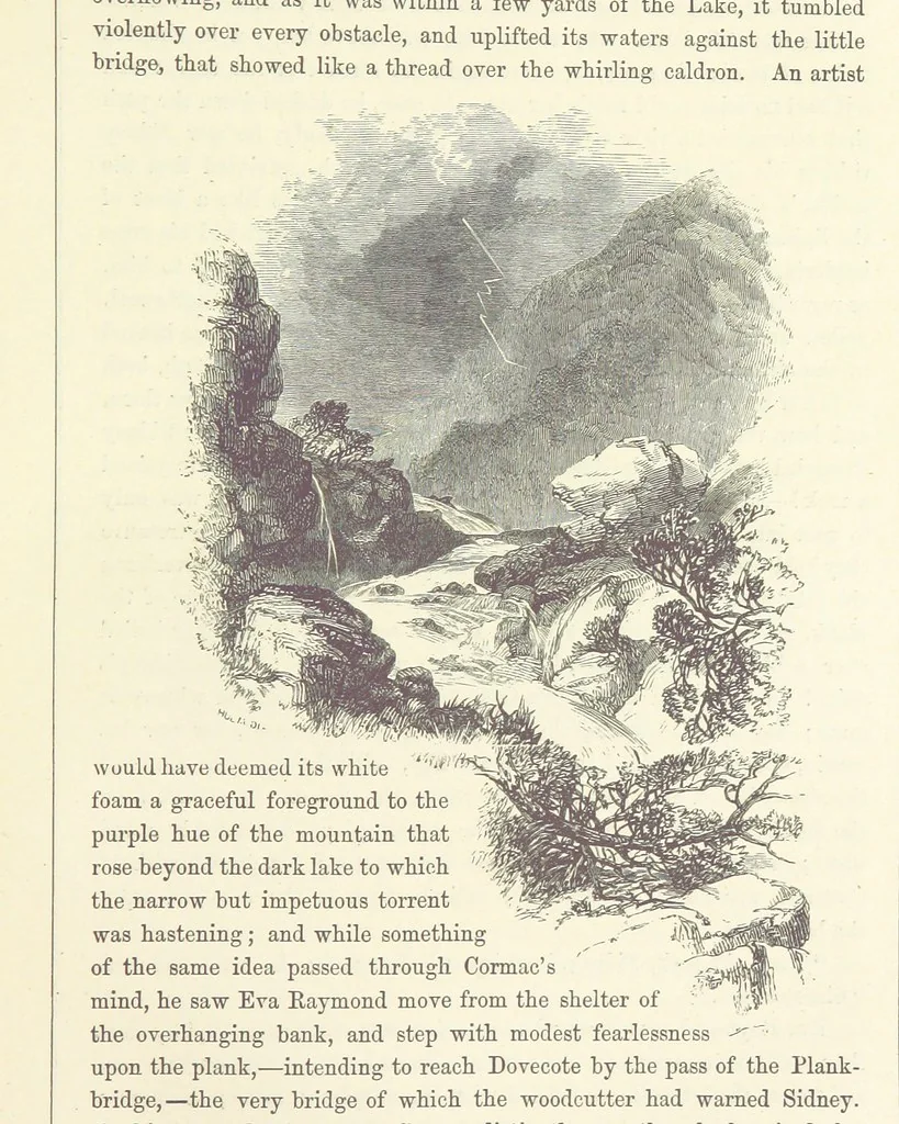 An illustration from Midsummer Eve: a fairy tale of love, 1870, leaf 89
