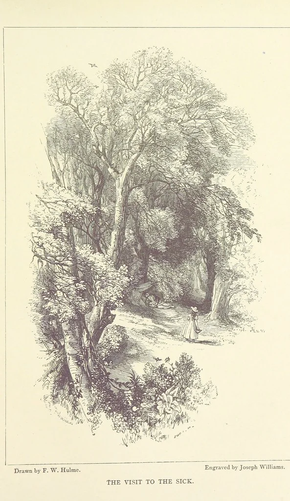 An illustration from Midsummer Eve: a fairy tale of love, 1870, leaf 97
