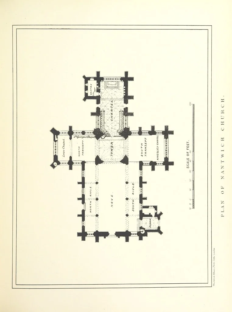 An illustration from A history of the town and parish of Nantwich, or Wich-Malbank, in the county palatine of Chester, 1883, leaf 365