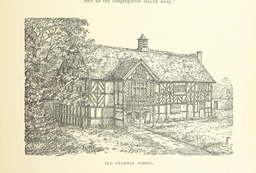 An illustration from A history of the town and parish of Nantwich, or Wich-Malbank, in the county palatine of Chester, 1883, leaf 417