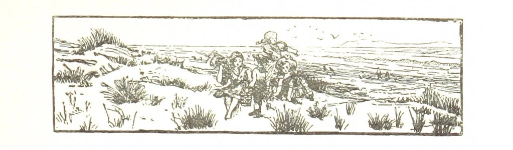 An illustration from An Old Chronicle of Leighton. [A novel, 1890, leaf 13