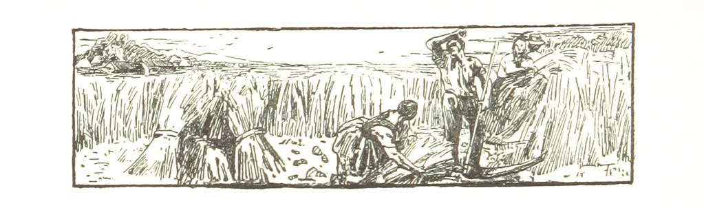 An illustration from An Old Chronicle of Leighton. [A novel, 1890, leaf 158