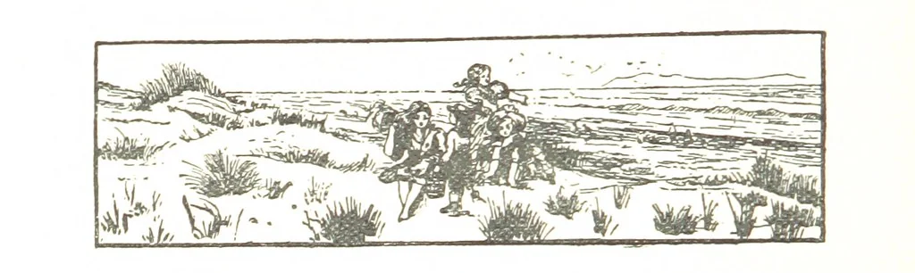 An illustration from An Old Chronicle of Leighton. [A novel, 1890, leaf 184