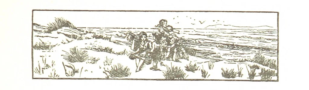 An illustration from An Old Chronicle of Leighton. [A novel, 1890, leaf 289
