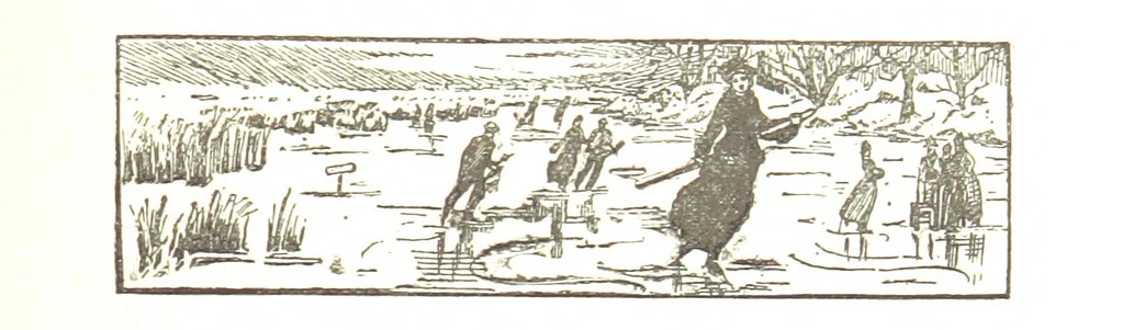An illustration from An Old Chronicle of Leighton. [A novel, 1890, leaf 349