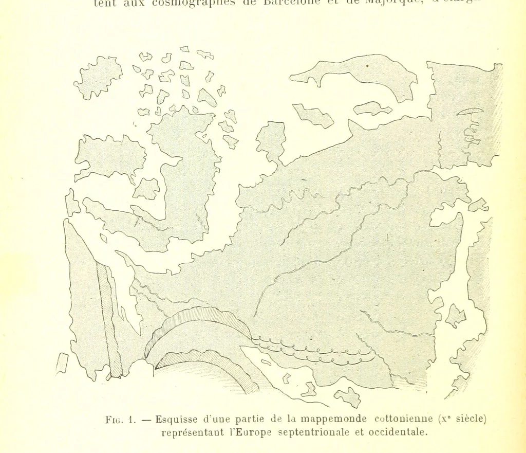 An illustration from Études historiques et géographiques ... Ouvrage contenant 10 cartes hors texte, etc, 1896, leaf 18