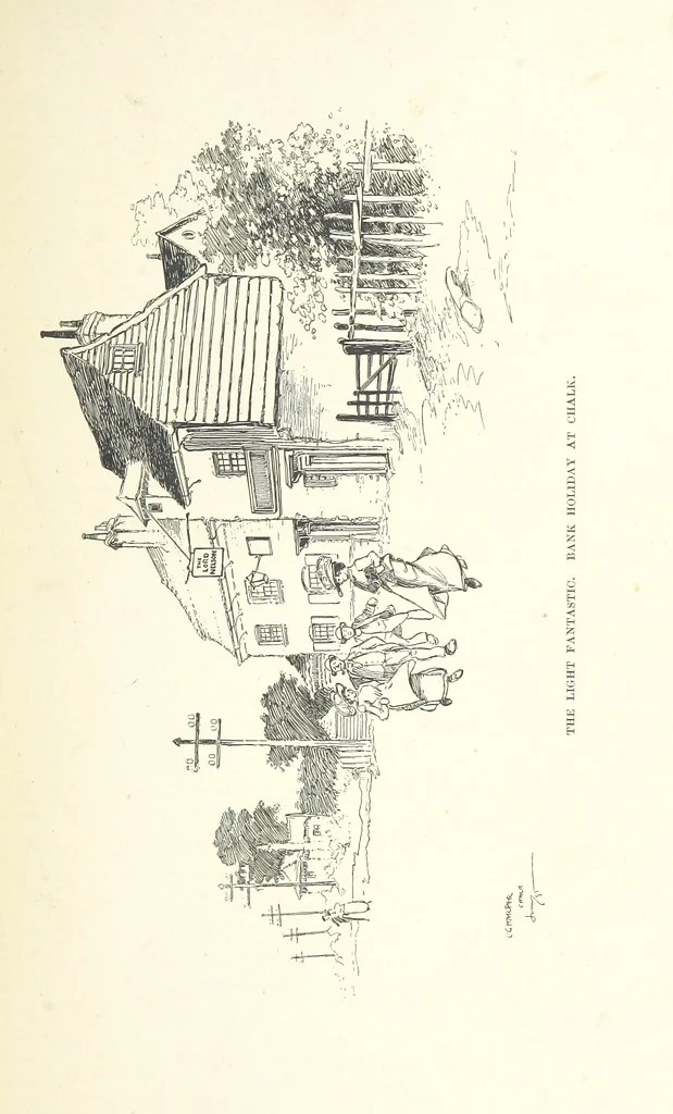 An illustration from The Dover Road. Annals of an ancient turnpike ... Illustrated by the author, etc, 1895, leaf 163