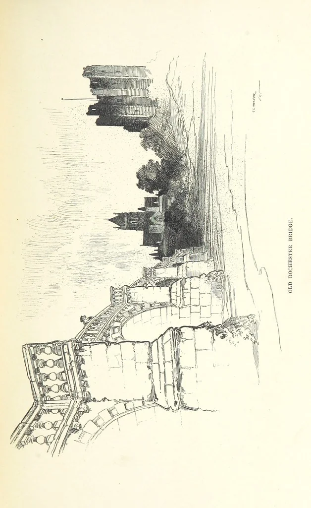 An illustration from The Dover Road. Annals of an ancient turnpike ... Illustrated by the author, etc, 1895, leaf 189
