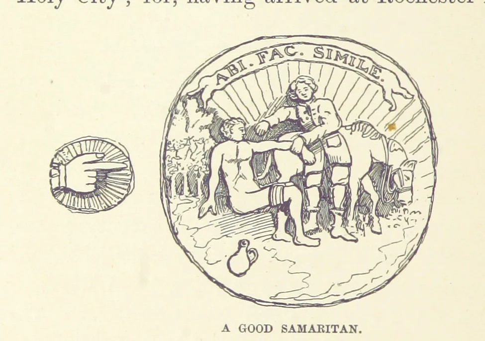 An illustration from The Dover Road. Annals of an ancient turnpike ... Illustrated by the author, etc, 1895, leaf 198