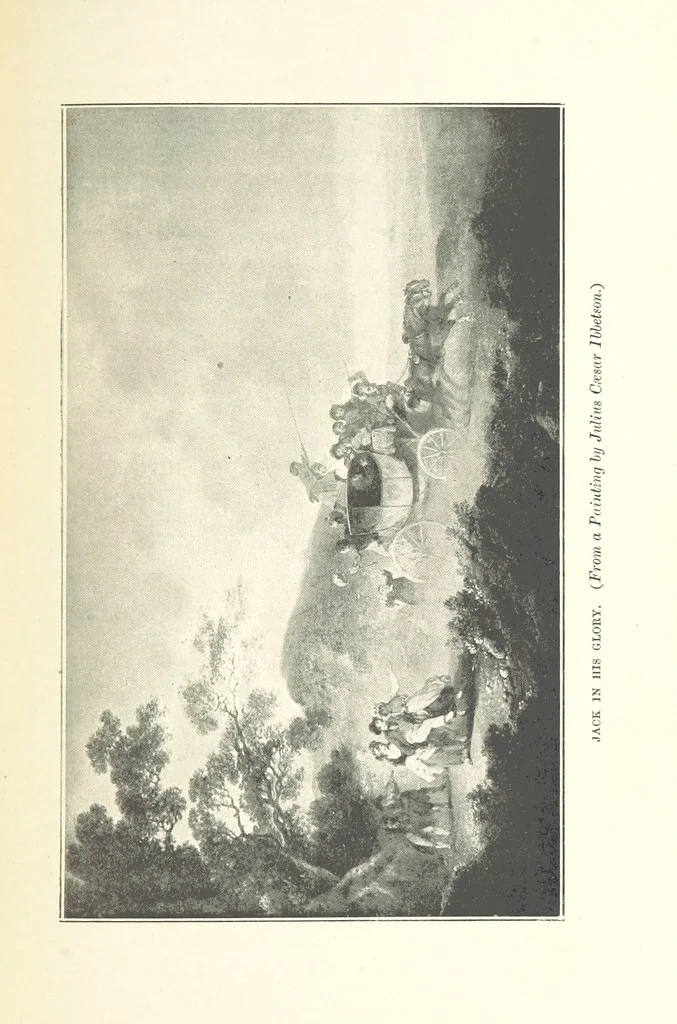 An illustration from The Dover Road. Annals of an ancient turnpike ... Illustrated by the author, etc, 1895, leaf 213