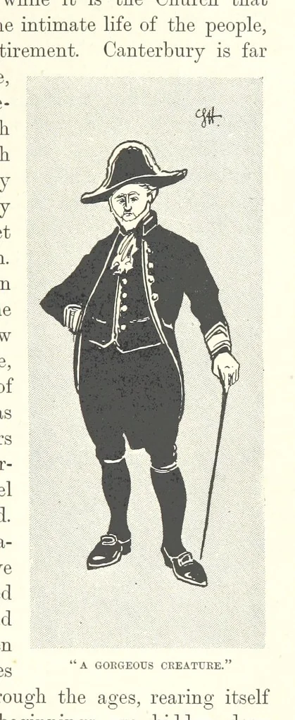 An illustration from The Dover Road. Annals of an ancient turnpike ... Illustrated by the author, etc, 1895, leaf 329