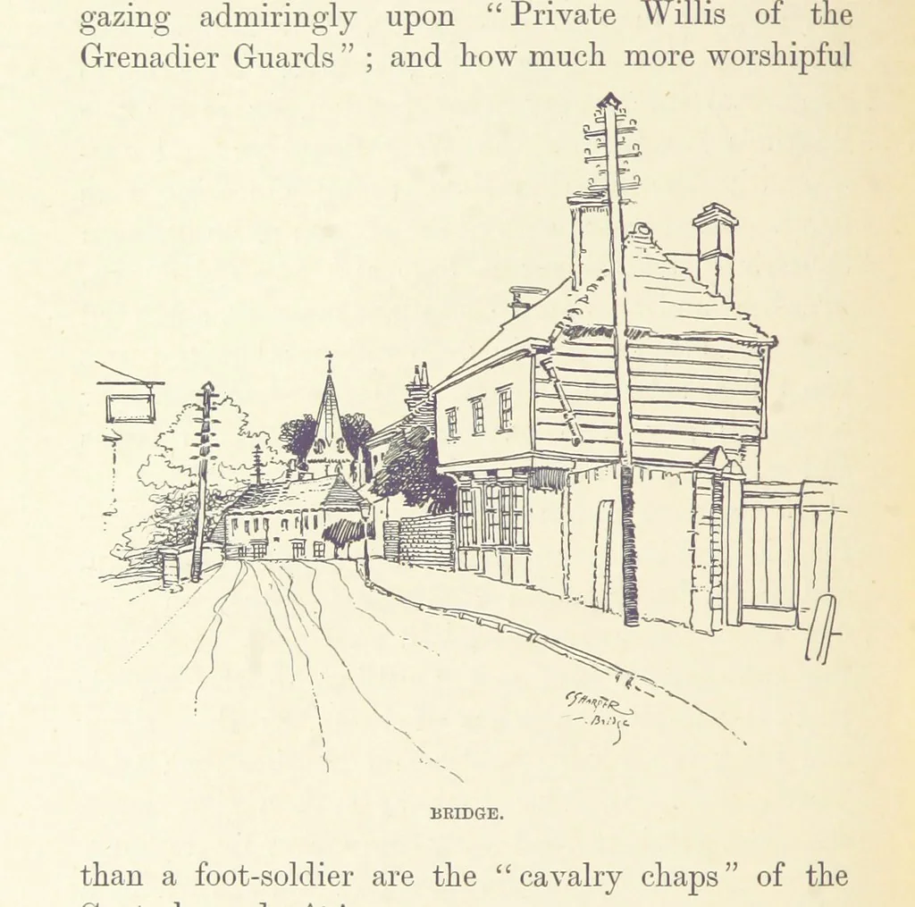 An illustration from The Dover Road. Annals of an ancient turnpike ... Illustrated by the author, etc, 1895, leaf 332