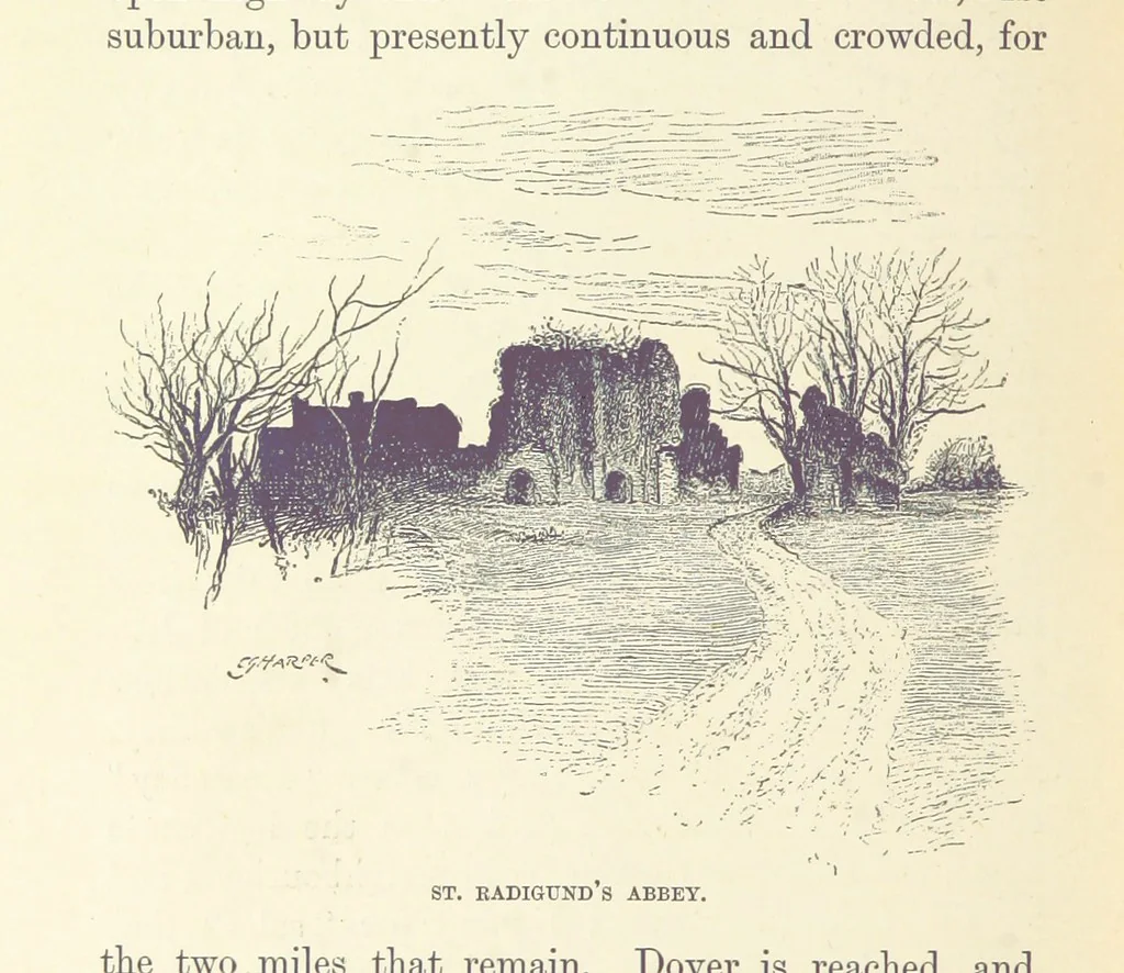 An illustration from The Dover Road. Annals of an ancient turnpike ... Illustrated by the author, etc, 1895, leaf 362