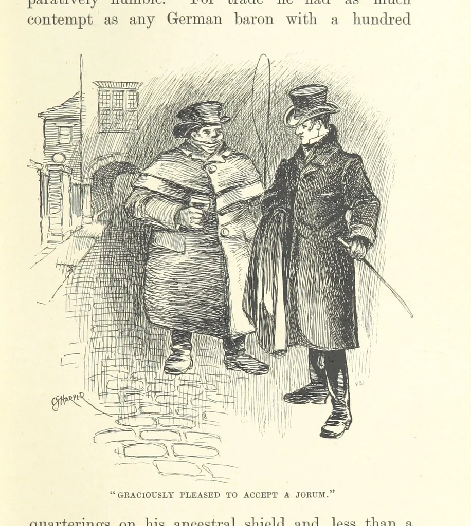 An illustration from The Dover Road. Annals of an ancient turnpike ... Illustrated by the author, etc, 1895, leaf 37