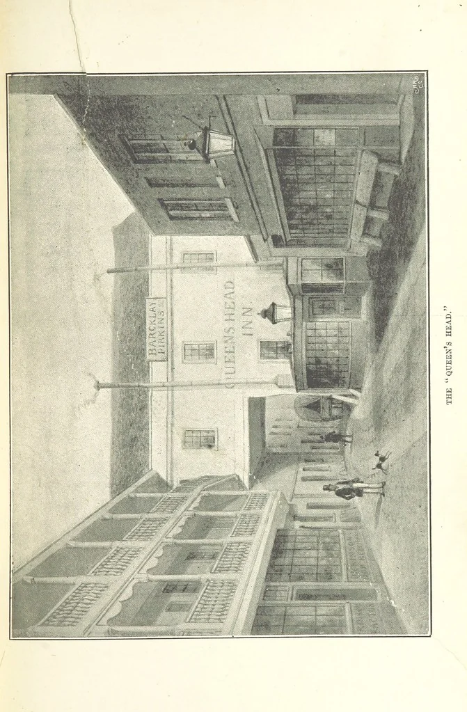 An illustration from The Dover Road. Annals of an ancient turnpike ... Illustrated by the author, etc, 1895, leaf 65