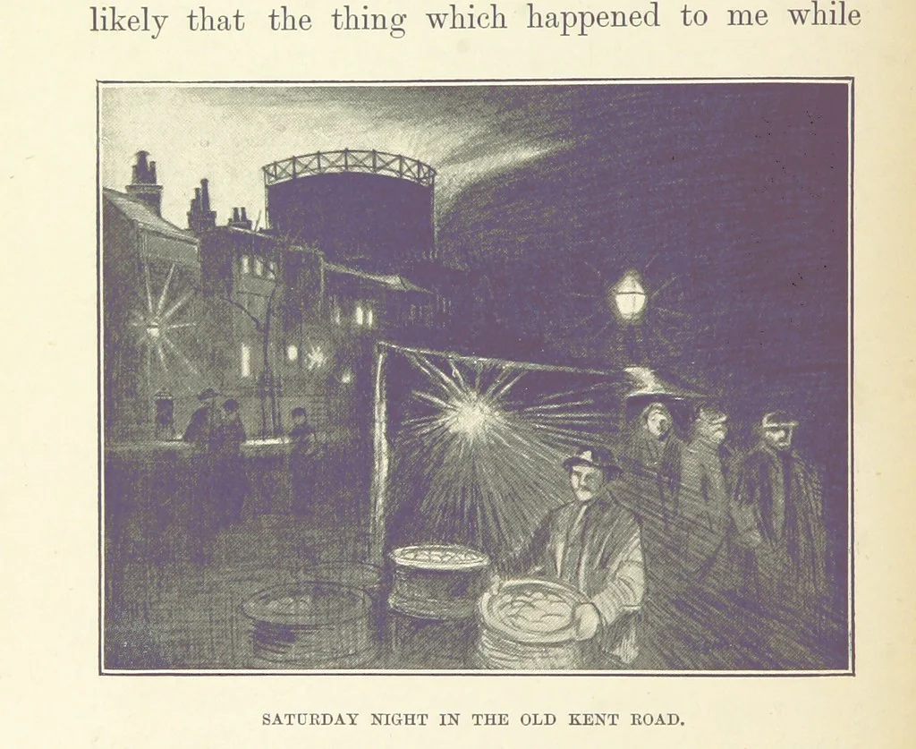 An illustration from The Dover Road. Annals of an ancient turnpike ... Illustrated by the author, etc, 1895, leaf 70
