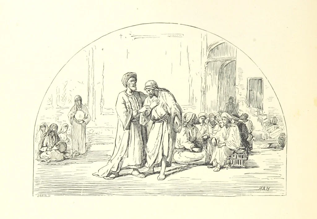 An illustration from Illustrated letters to my children from the Holy Land. Eastern manners and customs depicted in ... sketches from life, 1880, leaf 16