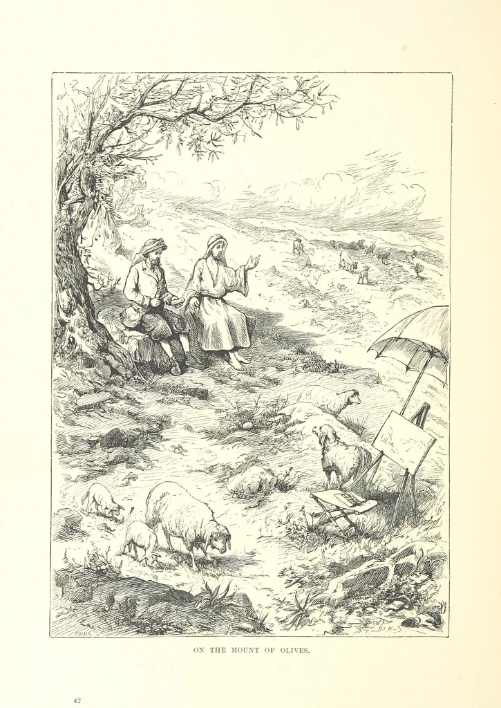 An illustration from Illustrated letters to my children from the Holy Land. Eastern manners and customs depicted in ... sketches from life, 1880, leaf 42