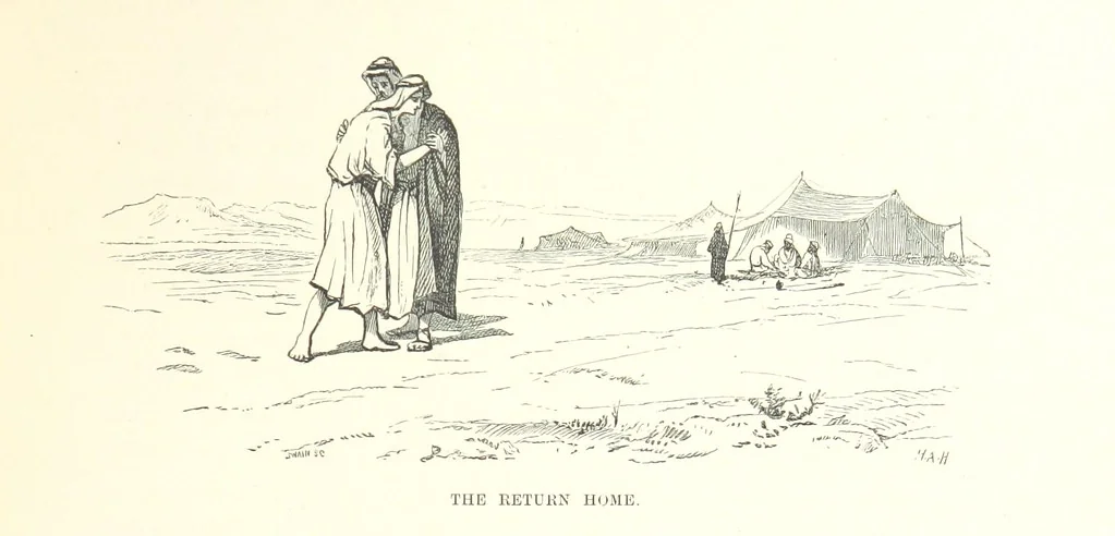 An illustration from Illustrated letters to my children from the Holy Land. Eastern manners and customs depicted in ... sketches from life, 1880, leaf 45
