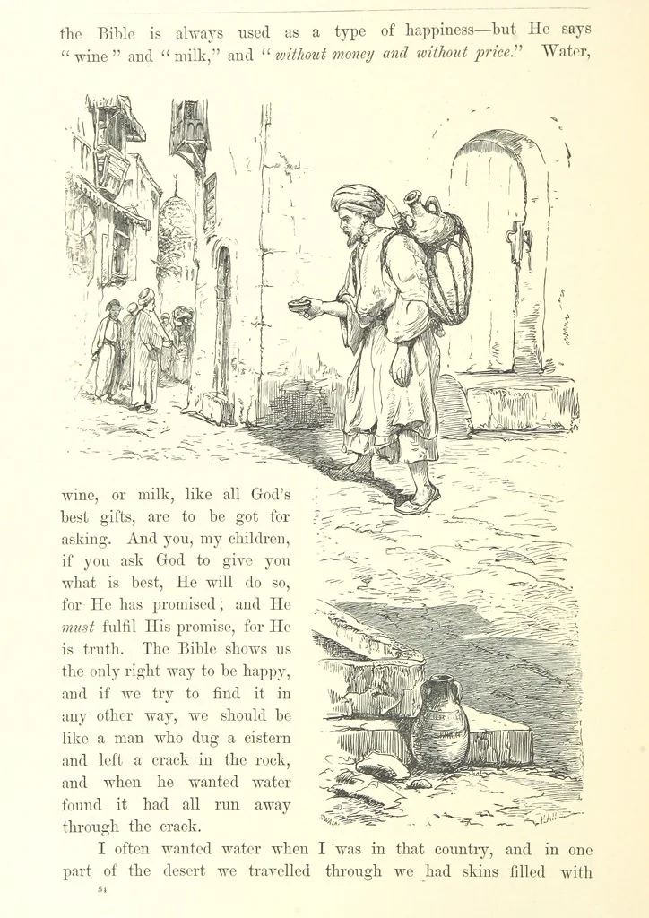 An illustration from Illustrated letters to my children from the Holy Land. Eastern manners and customs depicted in ... sketches from life, 1880, leaf 54