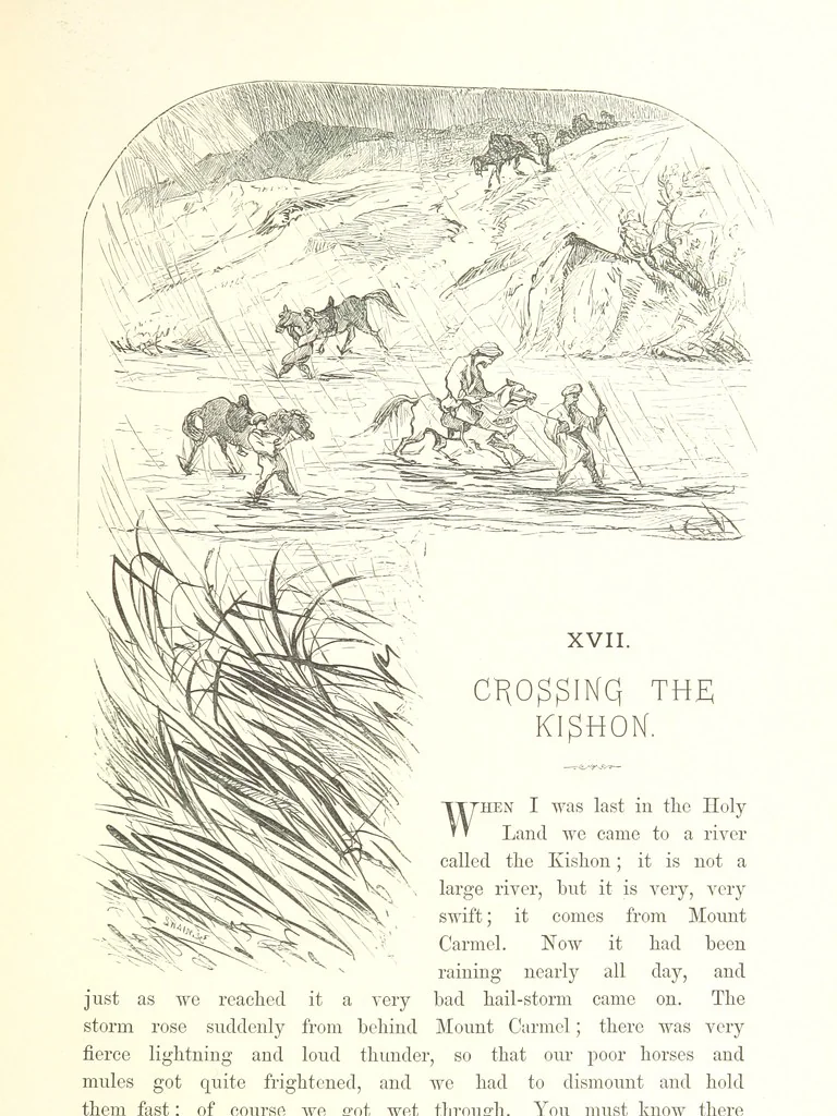 An illustration from Illustrated letters to my children from the Holy Land. Eastern manners and customs depicted in ... sketches from life, 1880, leaf 57
