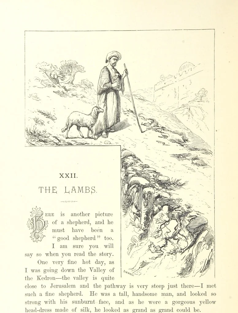 An illustration from Illustrated letters to my children from the Holy Land. Eastern manners and customs depicted in ... sketches from life, 1880, leaf 70
