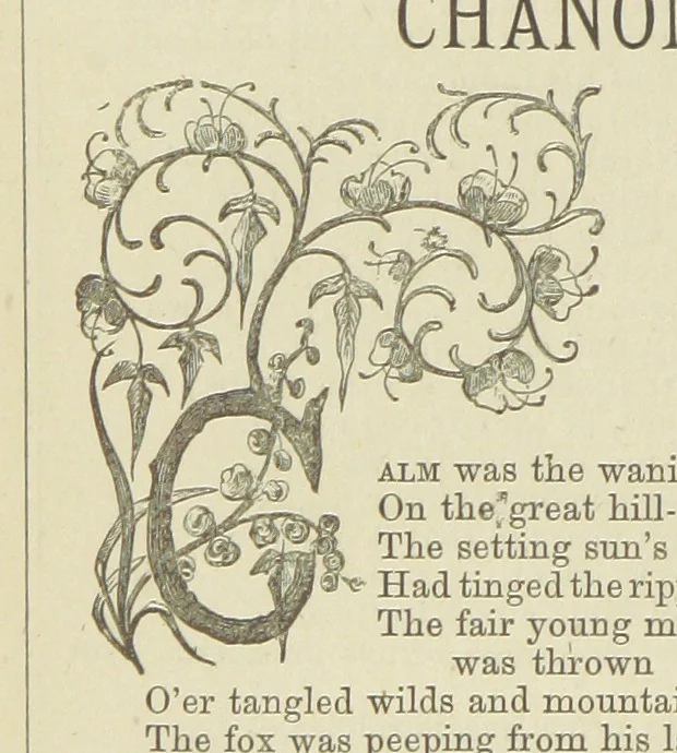 An illustration from Wayside Pictures, Hymns, and Poems ... With a portrait of the author, 1874, leaf 106