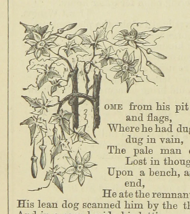 An illustration from Wayside Pictures, Hymns, and Poems ... With a portrait of the author, 1874, leaf 66