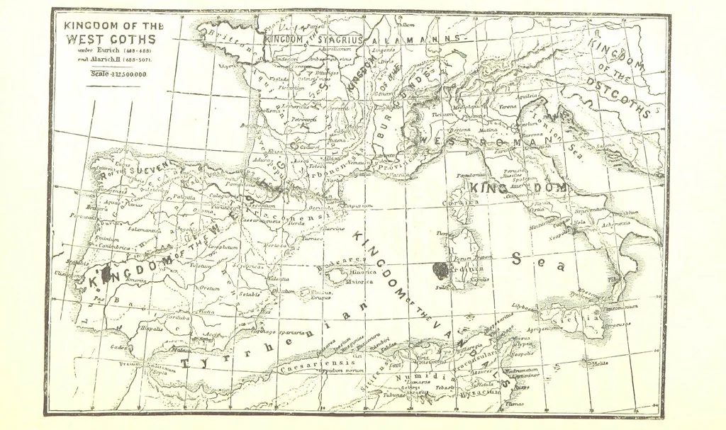 An illustration from Spain. (Sketch of the 'History of Spain') ... Illustrations, 1881, leaf 51